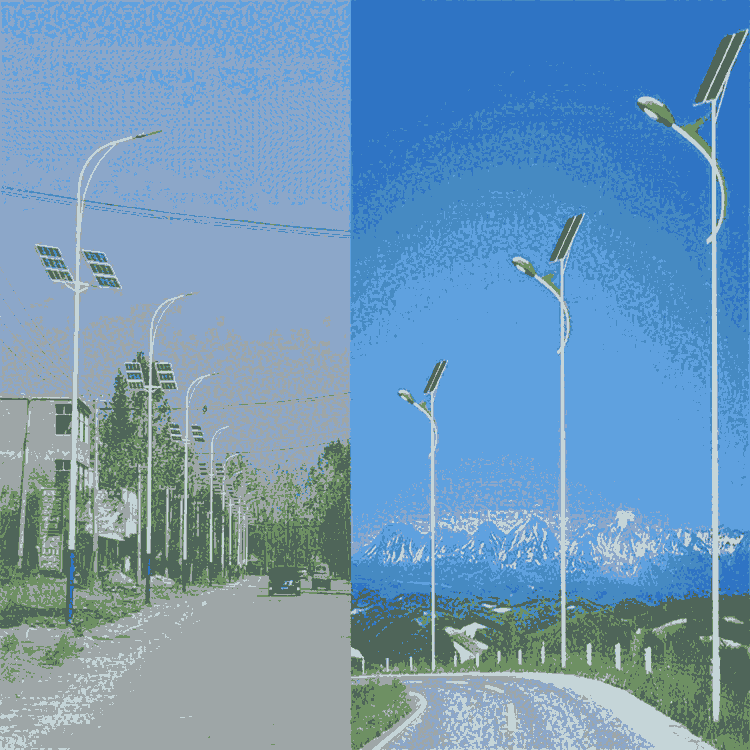 村路太陽能路燈廣場(chǎng)小區(qū)庭院公園照明質(zhì)量合格